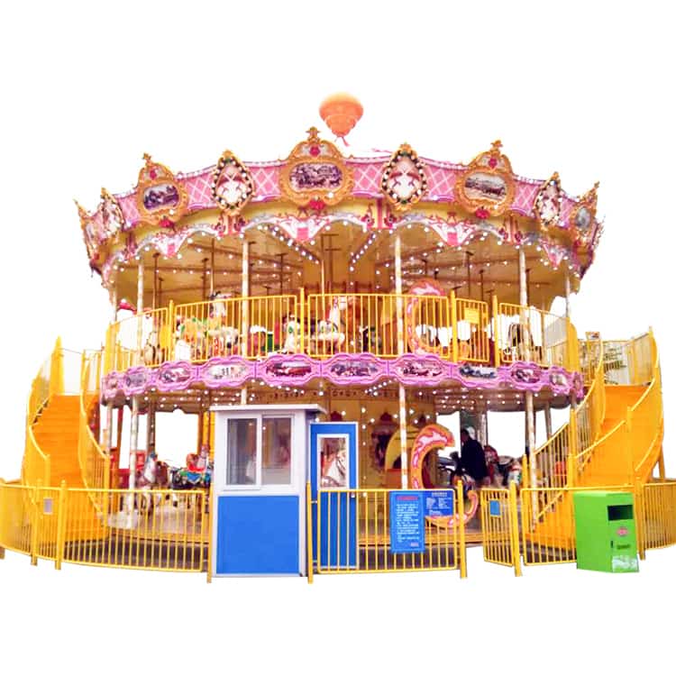 60 Seats Double Deck Carousel
