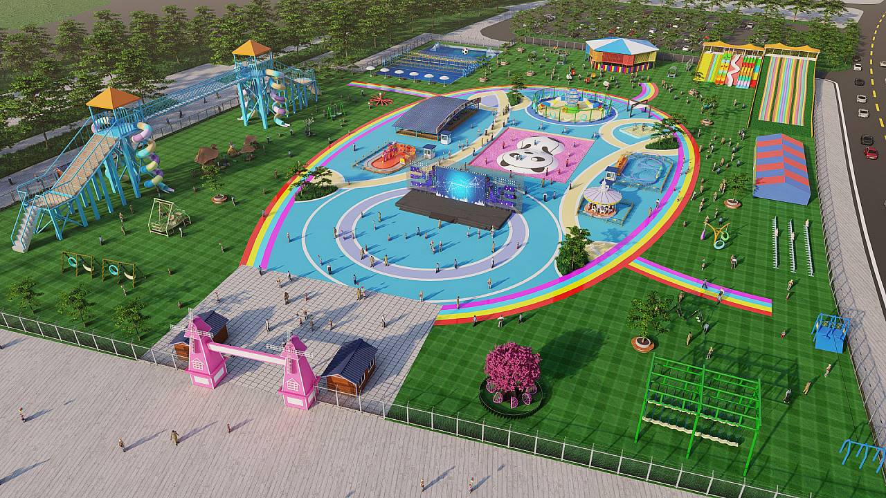 Multi-purpose Outdoor Playground