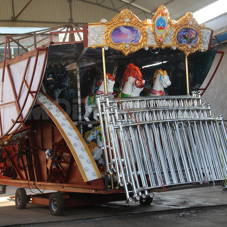 Portable Carousel Ride Guide for Mobile Operations